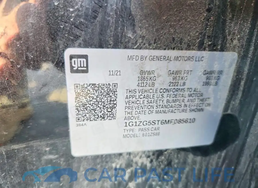 1G1ZG5ST6MF085610# 12