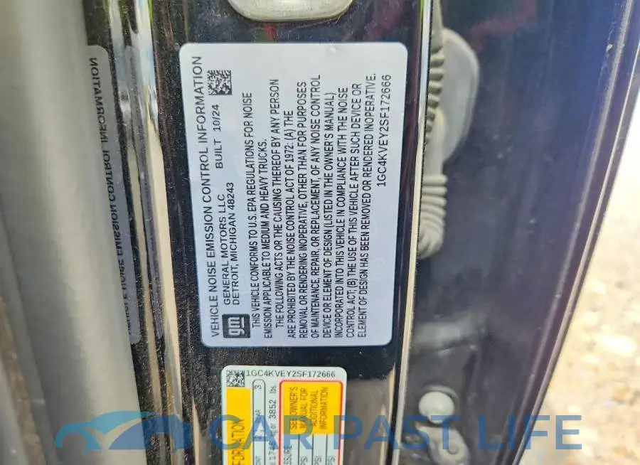 1GC4KVEY2SF172666# 12