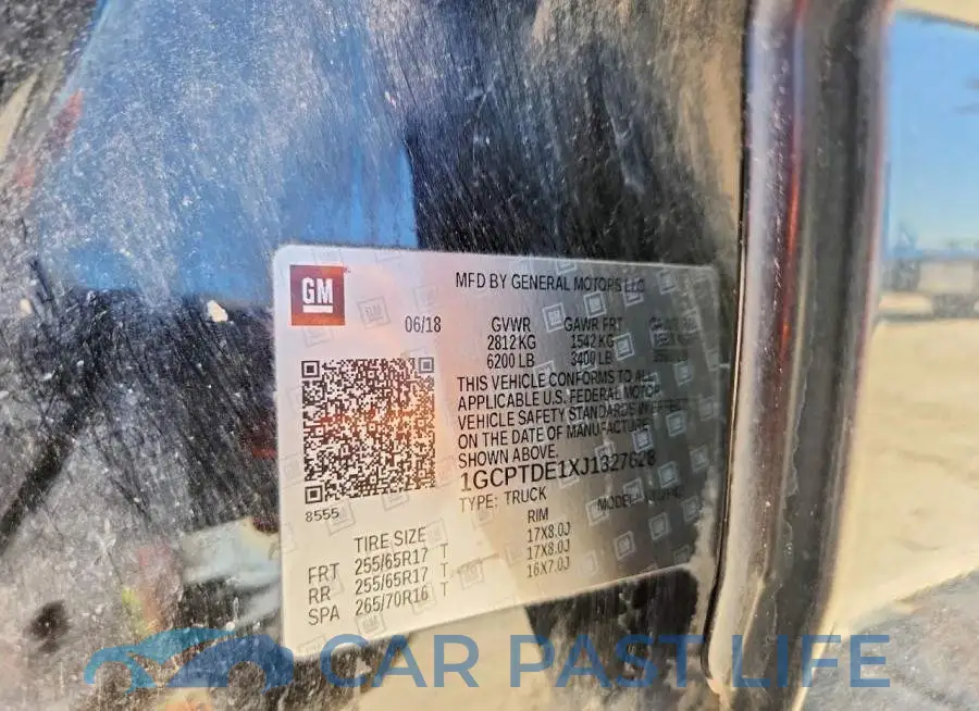 1GCPTDE1XJ1327628# 13