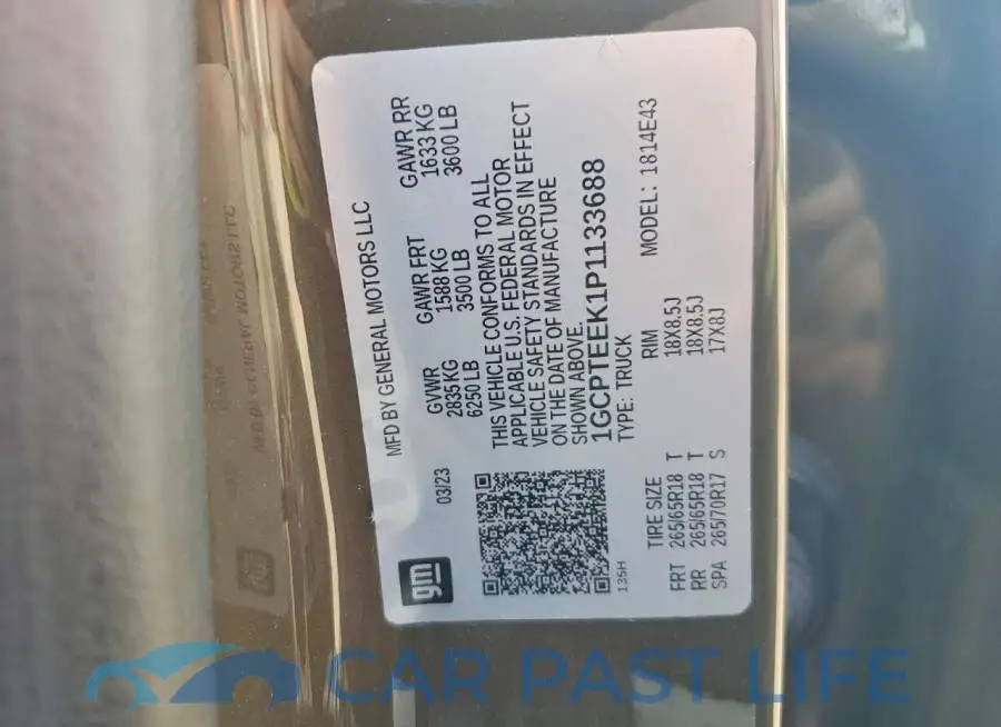 1GCPTEEK1P1133688# 13