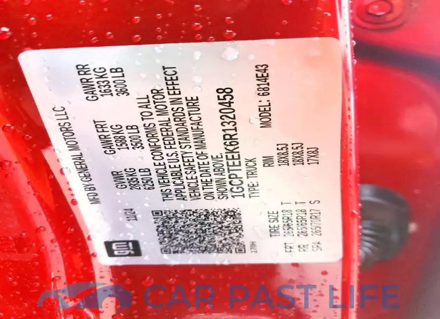 1GCPTEEK6R1320458# 12
