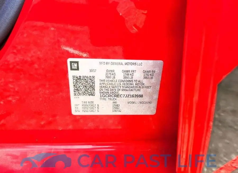 1GCRCREC7JZ163988# 12