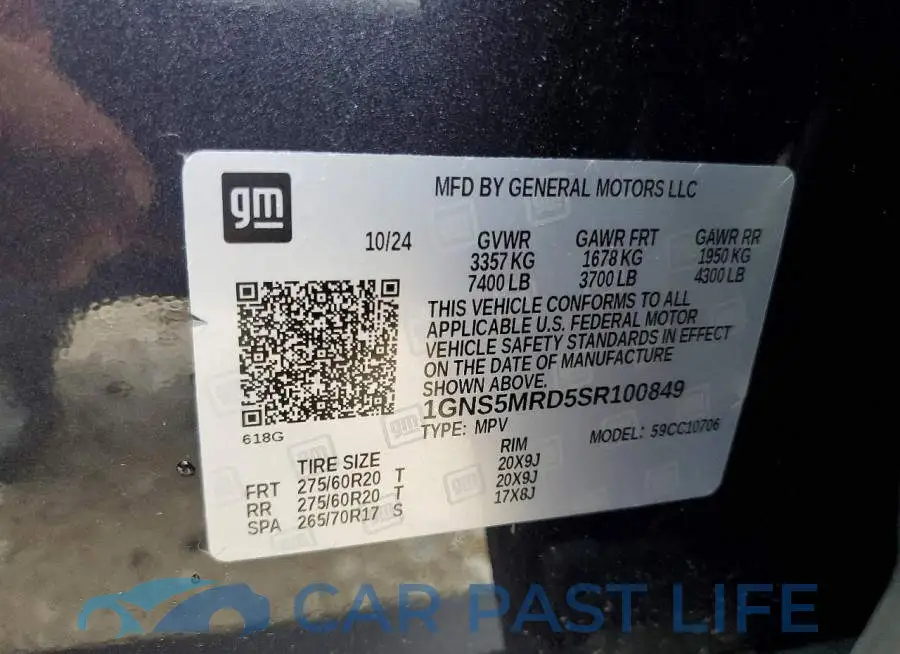 1GNS5MRD5SR100849# 14
