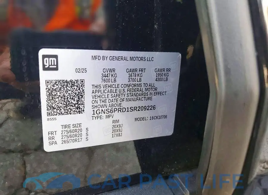 1GNS6PRD1SR209226# 13