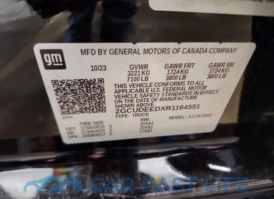 2GCUDEEDXR1164551# 12