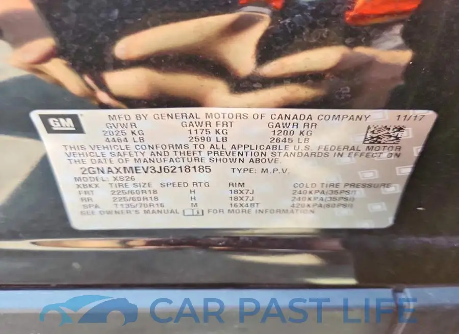 2GNAXMEV3J6218185# 13
