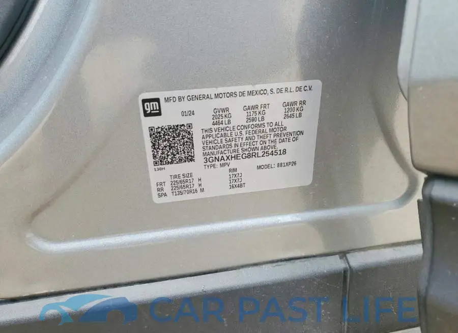 3GNAXHEG8RL254518# 13
