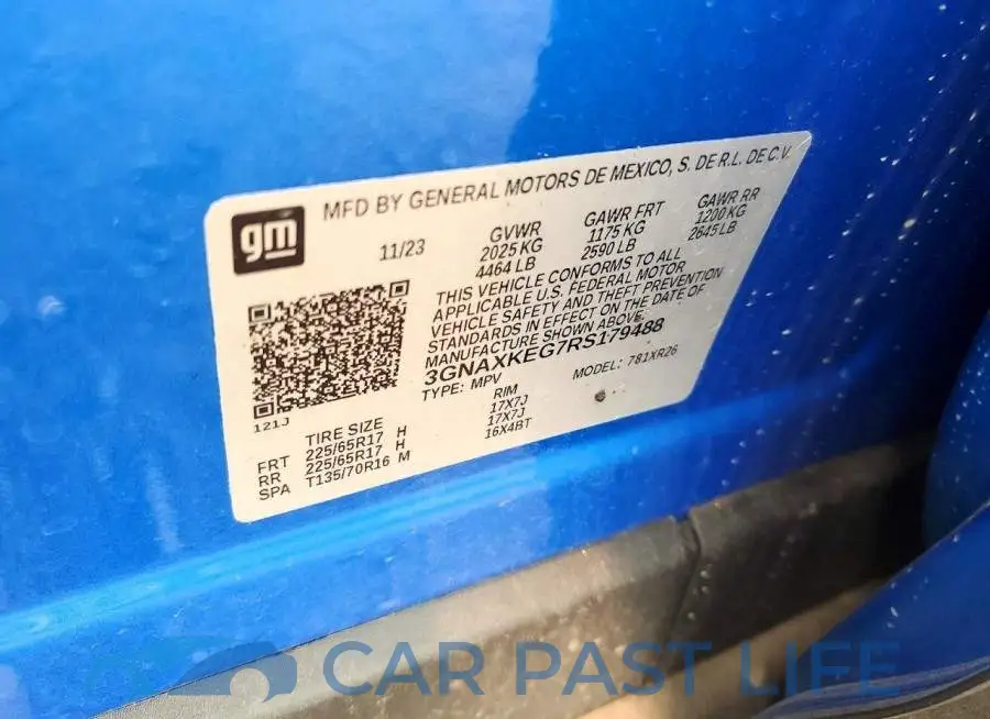 3GNAXKEG7RS179488# 13