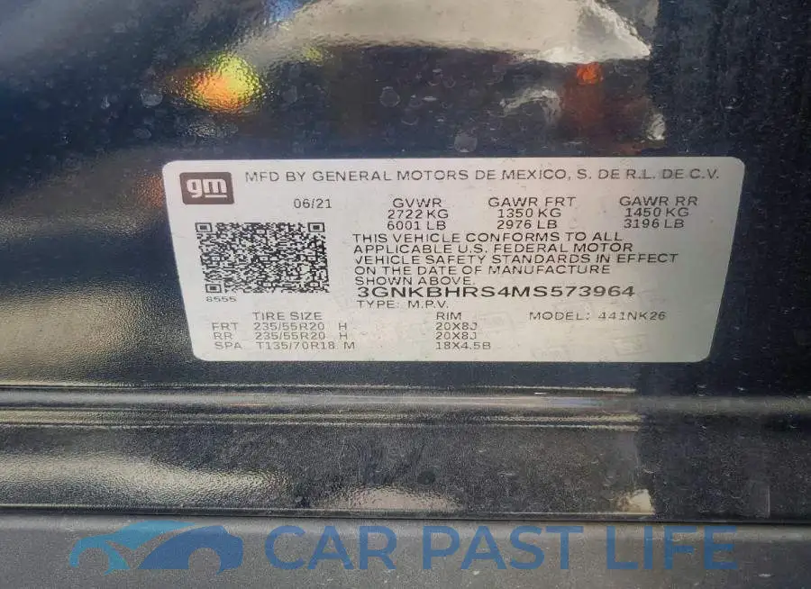 3GNKBHRS4MS573964# 13