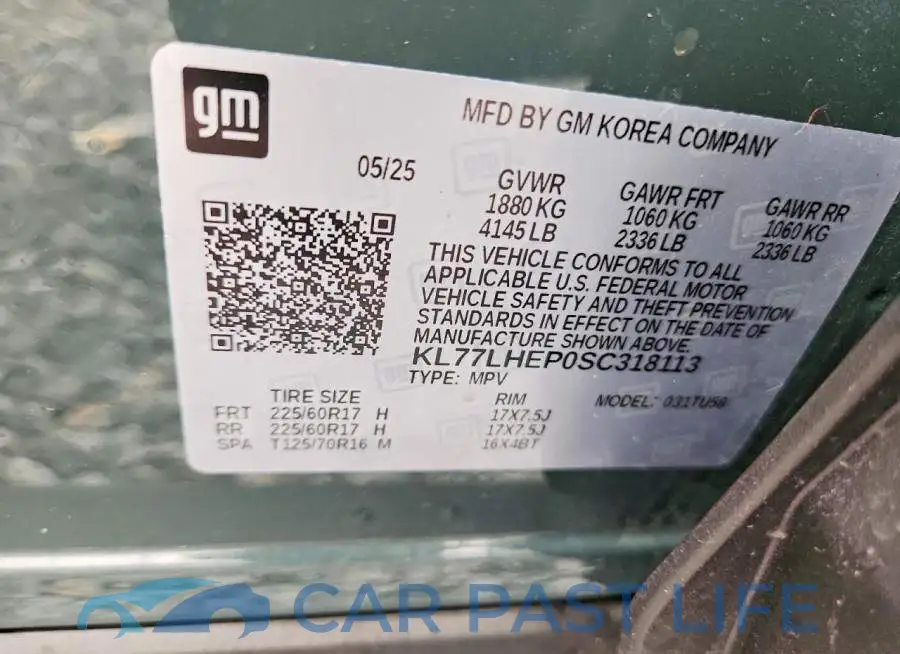 KL77LHEP0SC318113# 13