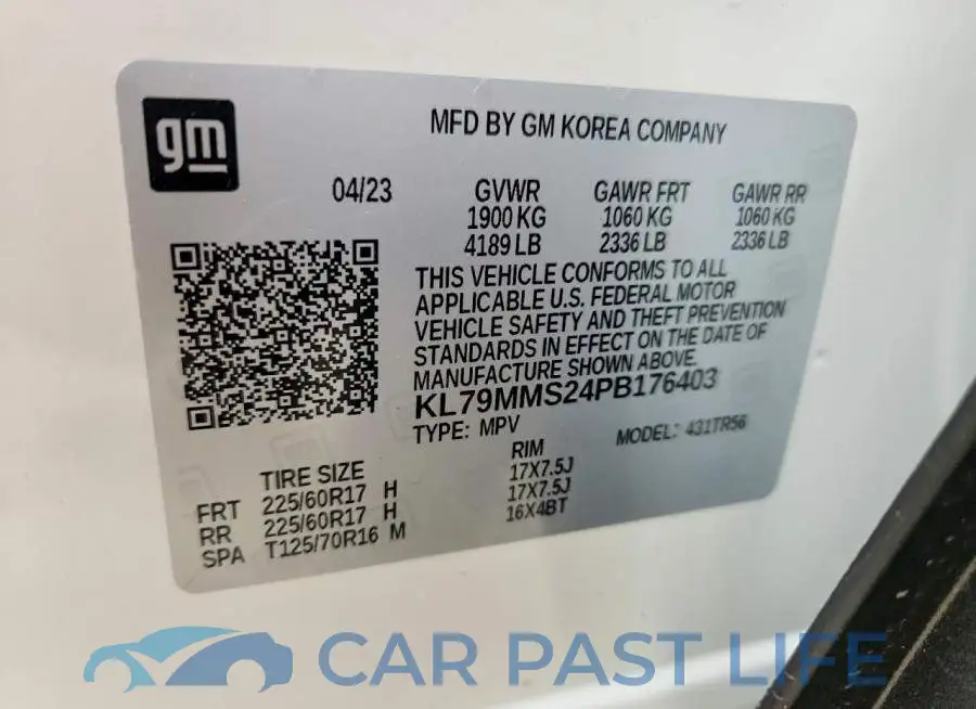 KL79MMS24PB176403# 14
