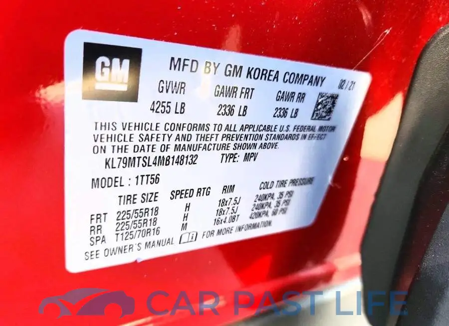 KL79MTSL4MB148132# 13