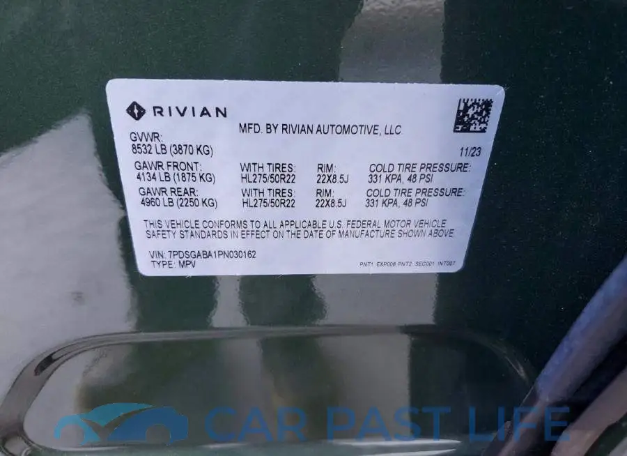 7PDSGABA1PN030162# 13