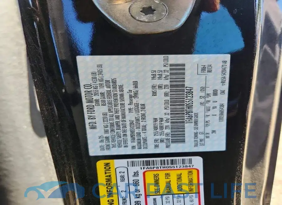1FA6P8TH0S5123847# 12