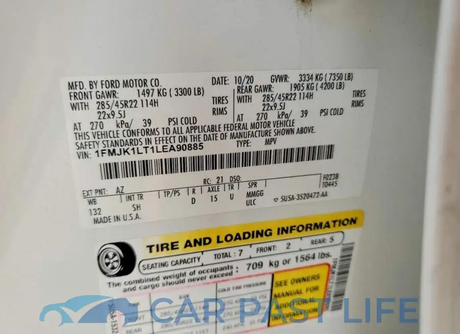 1FMJK1LT1LEA90885# 13