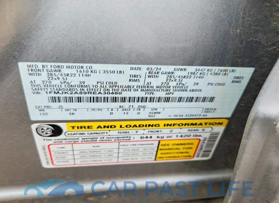 1FMJK2A89REA30480# 13