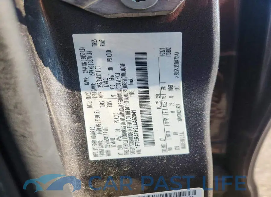 1FTER4FH2LLA62941# 12