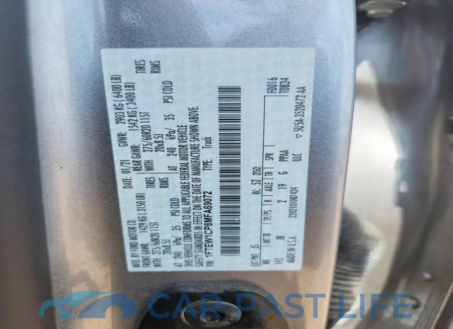 1FTEW1CP8MFA69072# 13