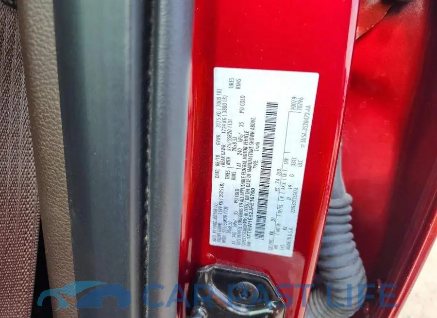 1FTEW1E52JFE16760# 13