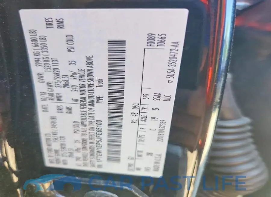 1FTEW1EP5JFE65100# 12