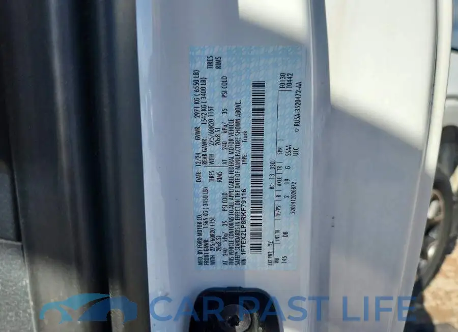 1FTEX2LP8RKF79116# 12