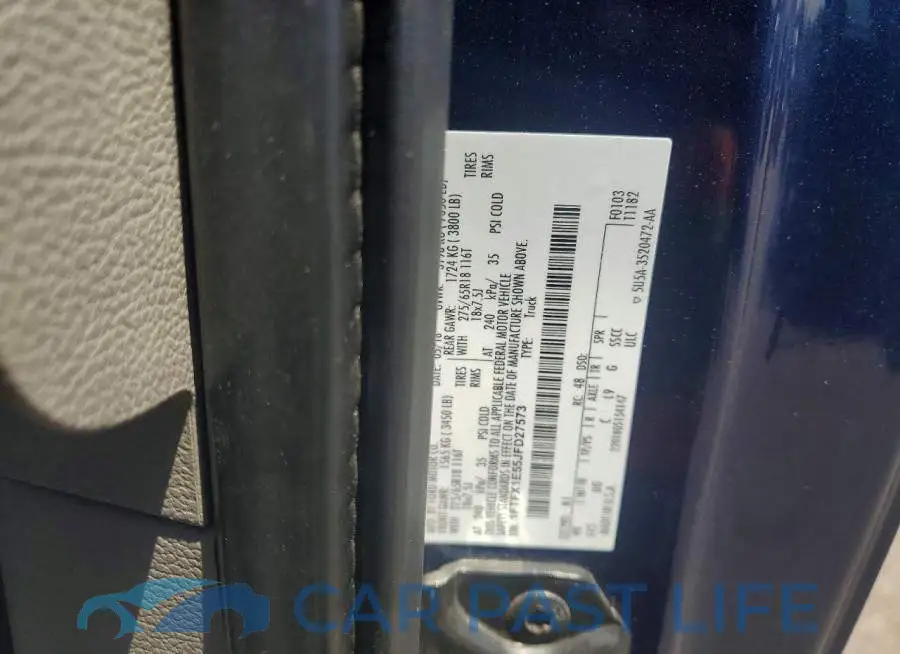 1FTFX1E55JFD27573# 12
