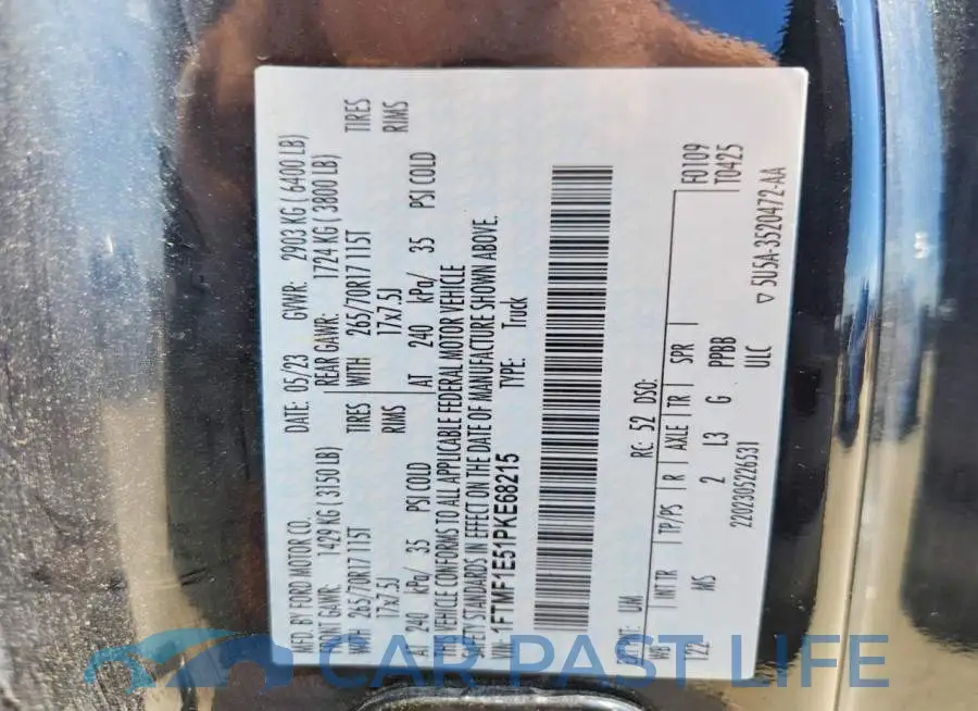 1FTMF1E51PKE68215# 12
