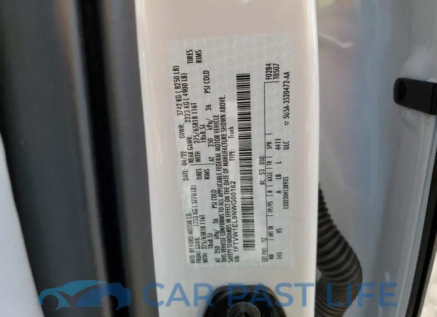 1FTVW1EL9NWG00162# 12