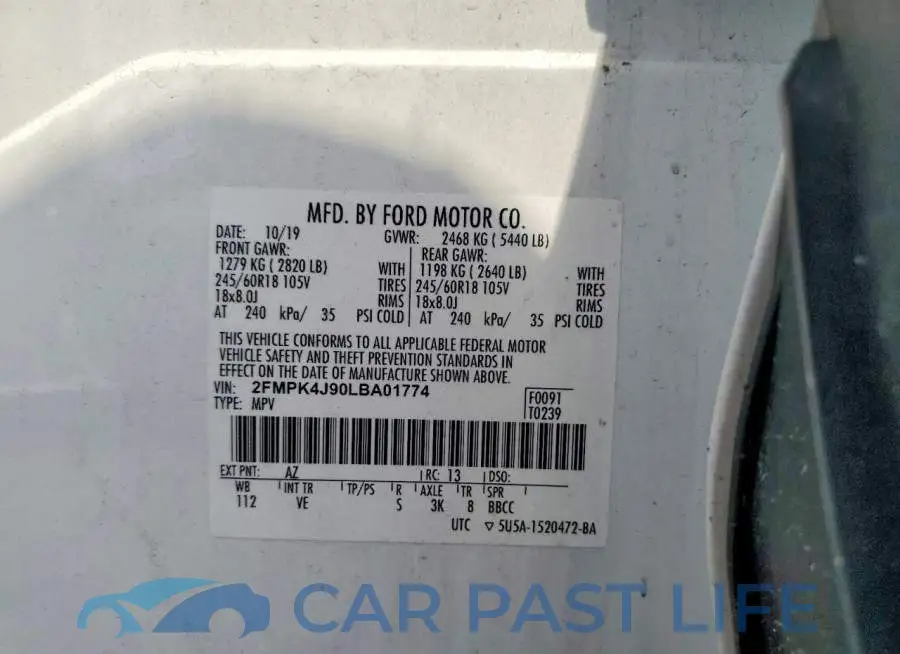 2FMPK4J90LBA01774# 13