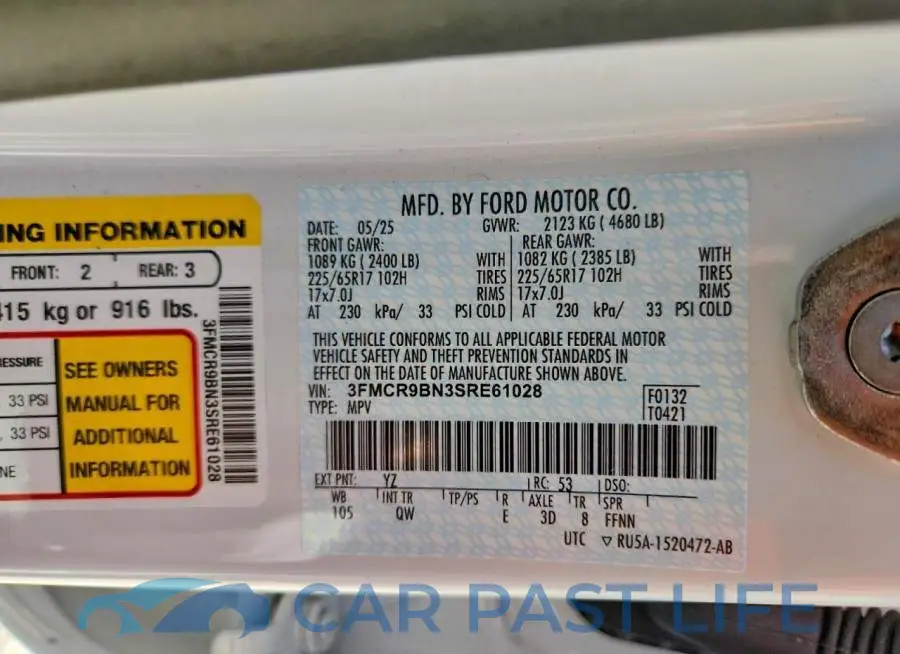 3FMCR9BN3SRE61028# 13