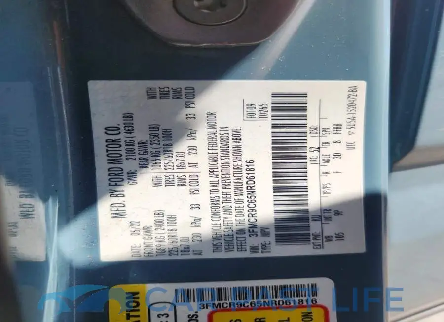 3FMCR9C65NRD61816# 13