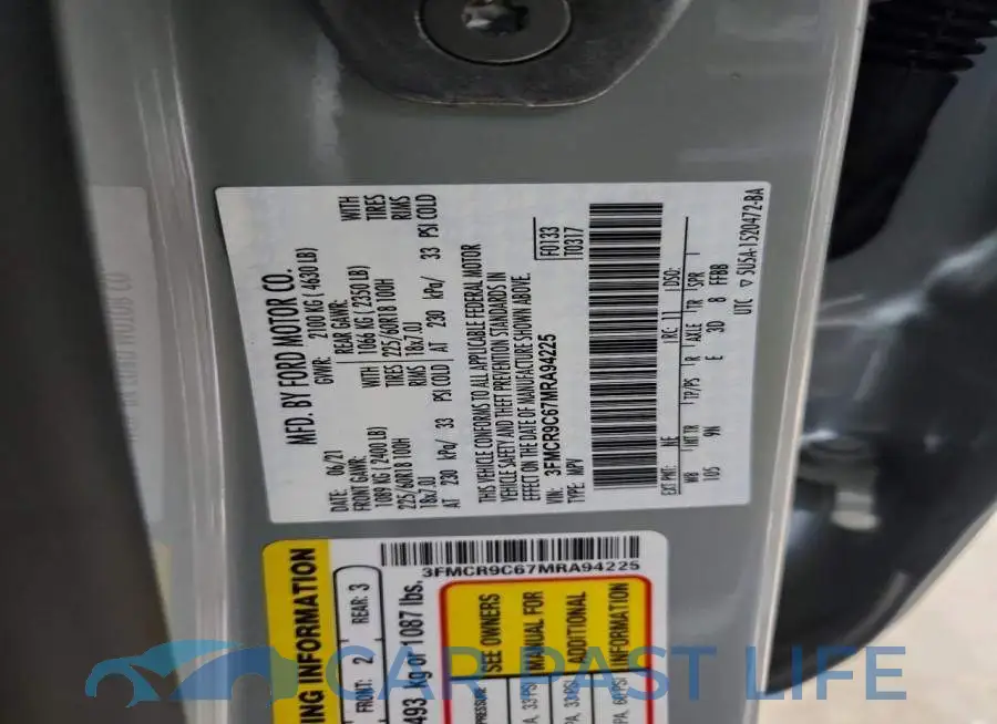 3FMCR9C67MRA94225# 14