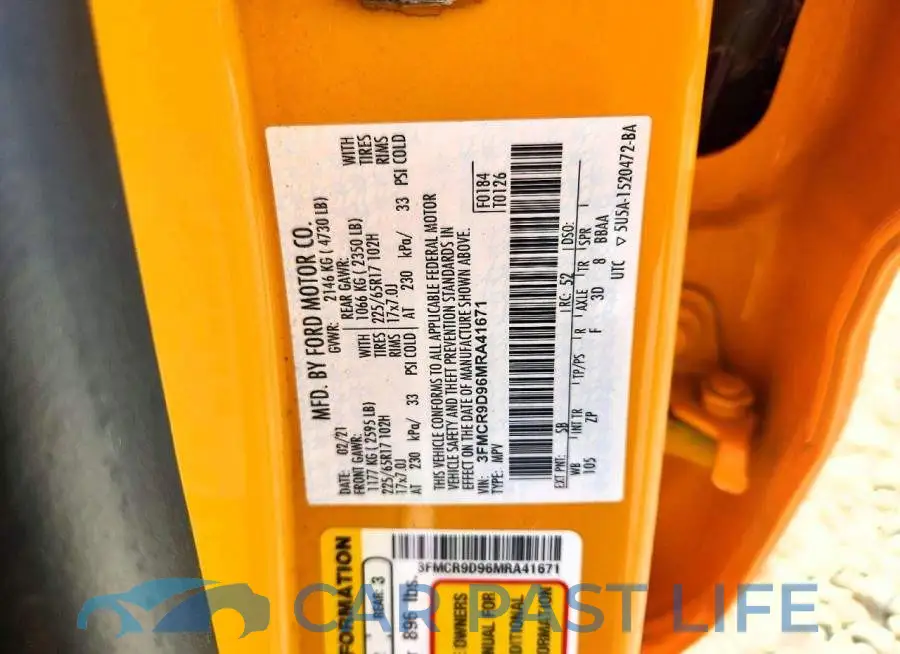 3FMCR9D96MRA41671# 13