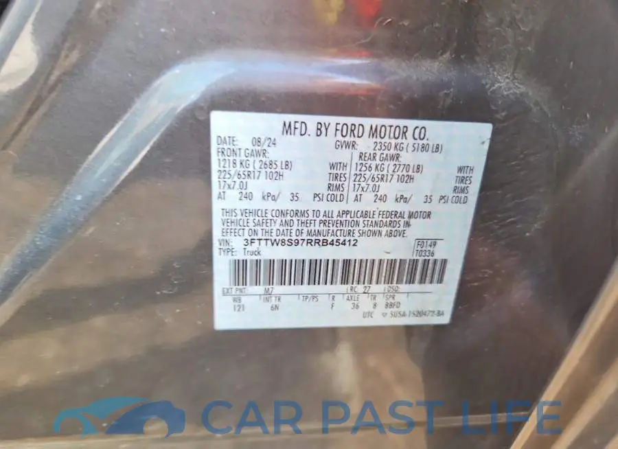 3FTTW8S97RRB45412# 12