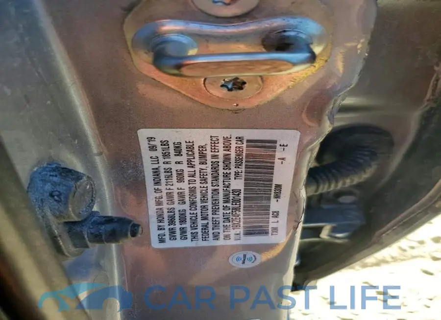 19XZE4F58LE001430# 12