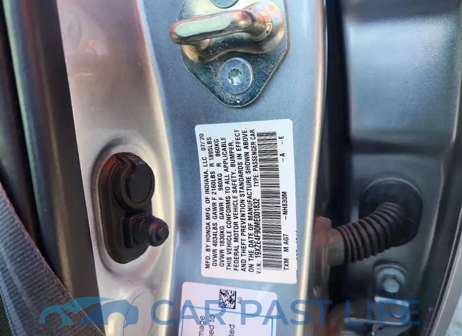 19XZE4F90ME001832# 12