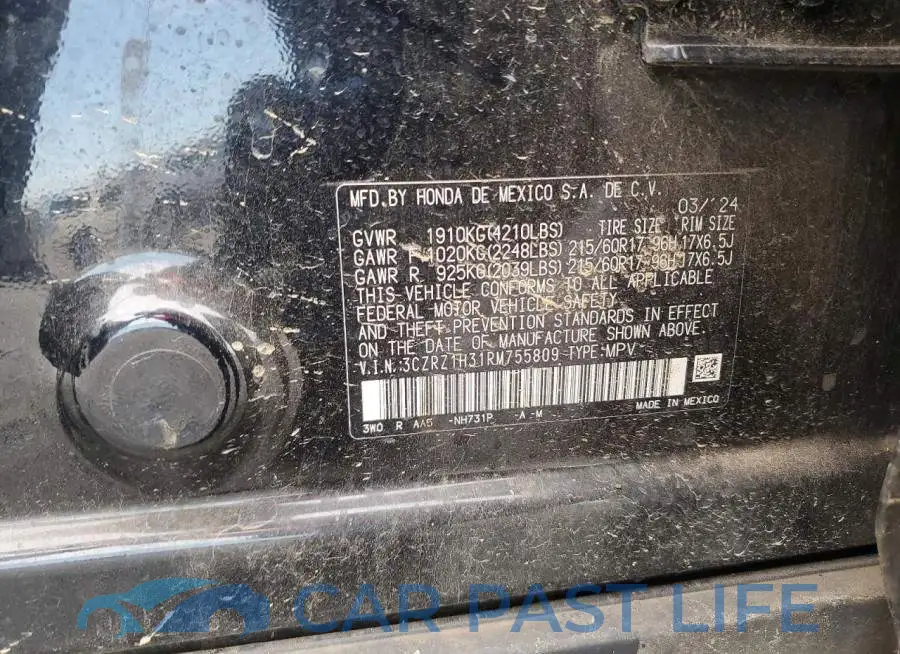 3CZRZ1H31RM755809# 12