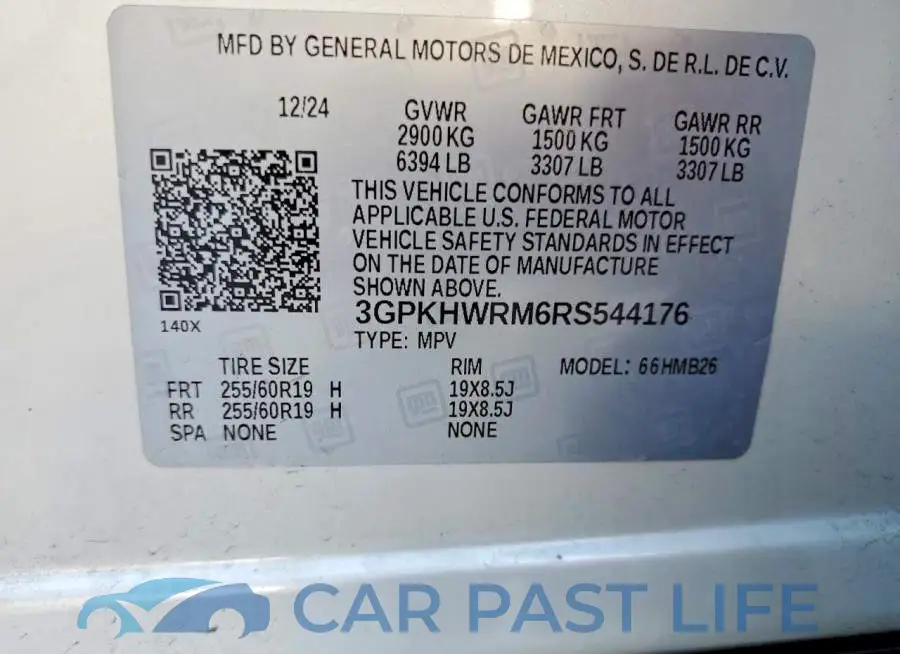 3GPKHWRM6RS544176# 13