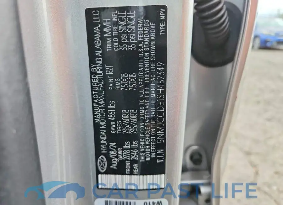 5NMJCCDE1SH452349# 13