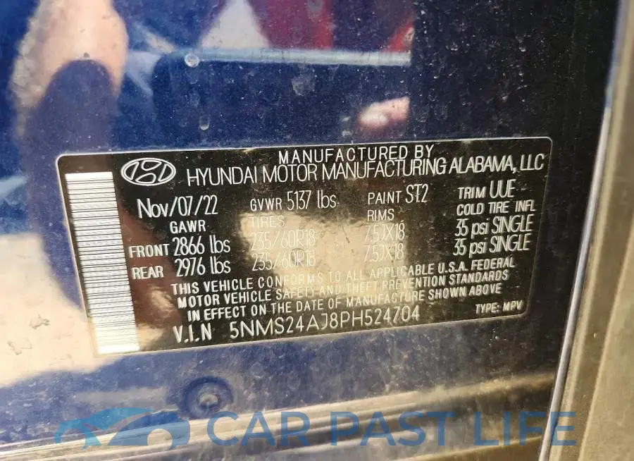 5NMS24AJ8PH524704# 14
