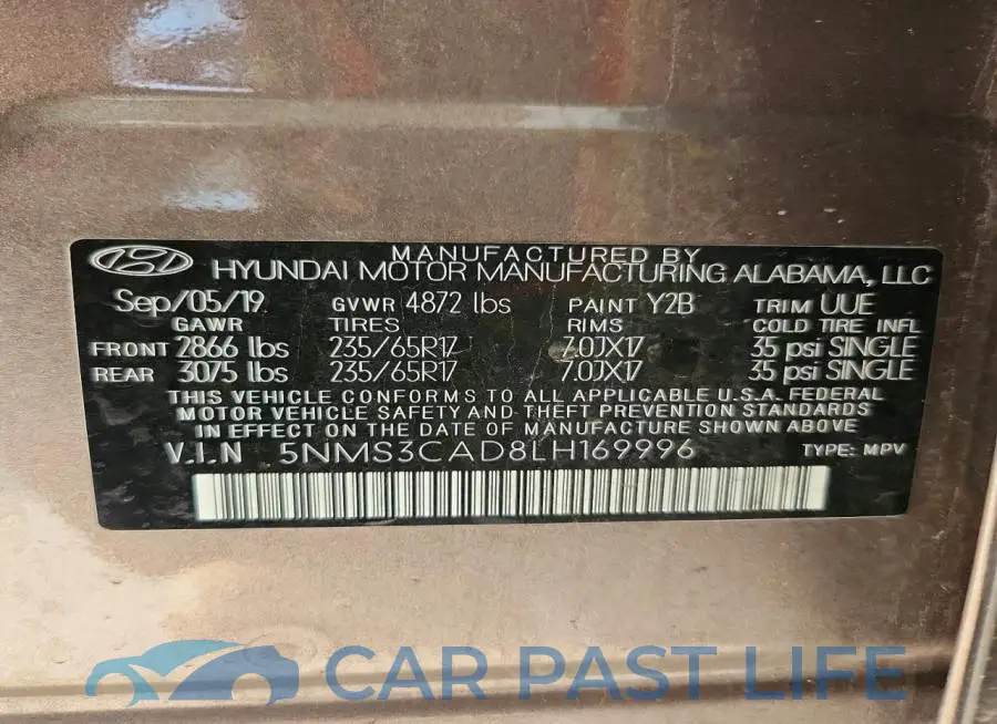 5NMS3CAD8LH169996# 13