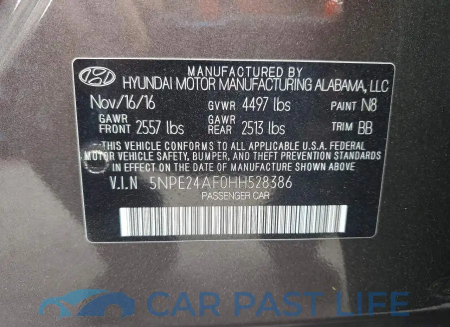5NPE24AF0HH528386# 12