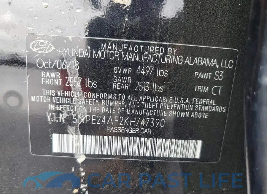 5NPE24AF2KH747390# 12