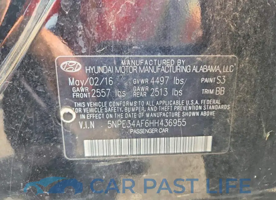 5NPE34AF6HH436955# 12