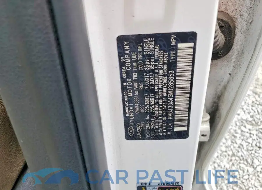 KM8J33A45MU285853# 14