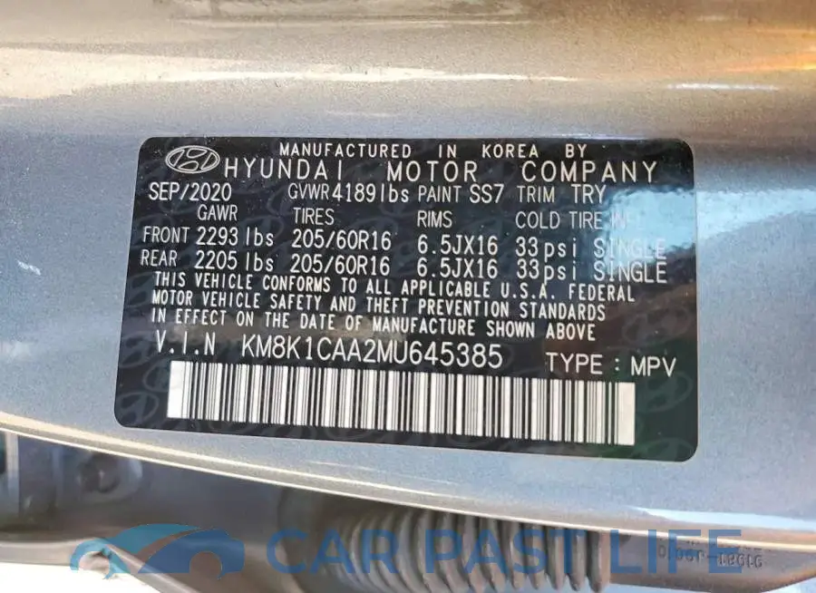 KM8K1CAA2MU645385# 12