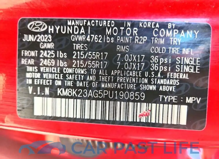 KM8K23AG5PU190859# 14