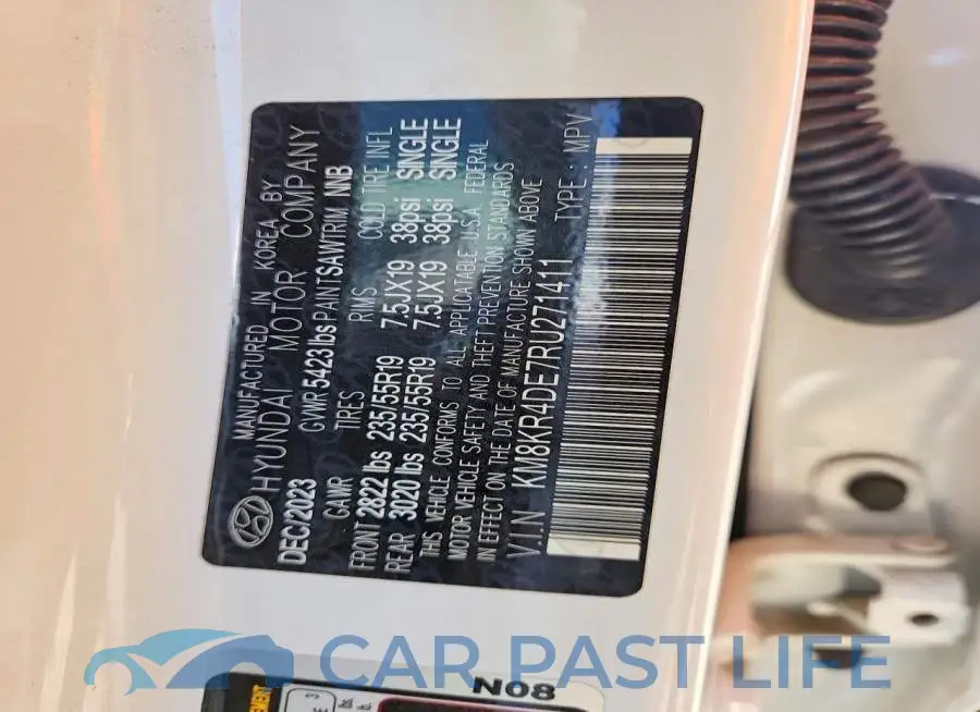 KM8KR4DE7RU271411# 12