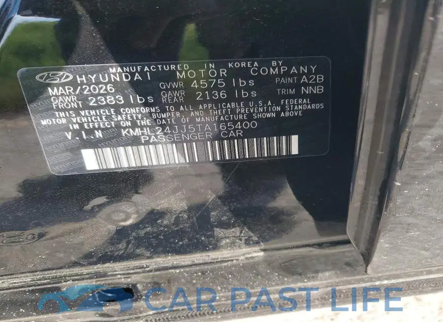 KMHL24JJ5TA165400# 13