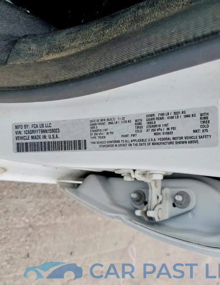 1C6SRFFT9NN159023# 12